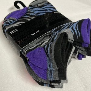 Women’s Low-Cut Socks 10 pairs nwt variety colors and prints stripes & animal